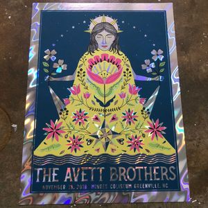 Avett Brothers Greenville 2018 (Lava Foil Variant)