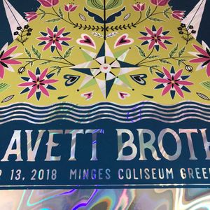 Avett Brothers Greenville 2018 (Lava Foil Variant)