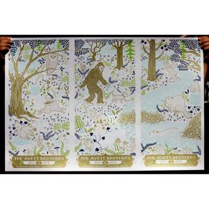Avett Brothers Troutdale 2018 (Uncut) (AP White Shimmer Variant)