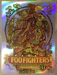 Foo Fighters St. Louis 2018 (AP Foil)