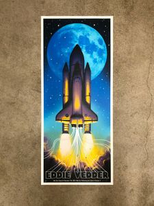 Eddie Vedder Orlando 2012 (AP Hand Embellished)