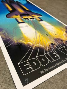 Eddie Vedder Orlando 2012 (AP Hand Embellished)