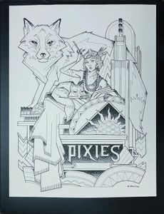 Pixies Pomona 2017 (Original Inking)