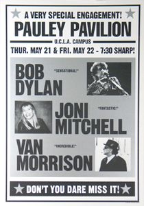 Bob Dylan/Van Morison/ Joni Mitchell Westwood 1998