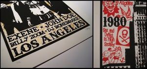 X "1980-2010" gig poster.
