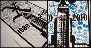 X "1980-2010" gig poster.