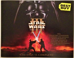 Star Wars III Revenge of the Sith Lithograph, 2005
