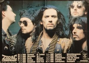 Zodiac Mindwarp & The Love Reaction, Germany 1988