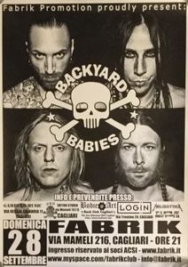 Backyard Babies, Cagliari 2008