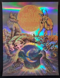 The Avett Brothers Charlottesville 2019 (Foil Edition)