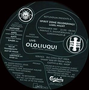 Spirit Zone Recordings Label Night