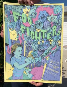 Foo Fighters Birmingham 2017 (AP Yellow Variant)