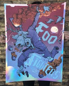 Foo Fighters Edmonton 2018 (AP Foil Variant)