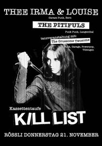 Thee Irma & Louise "Kill List" Release Show