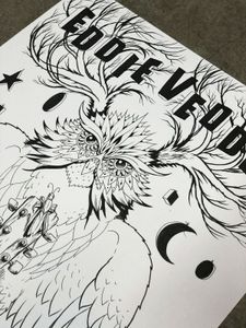 Eddie Vedder Austin 2012 (Original Inking)