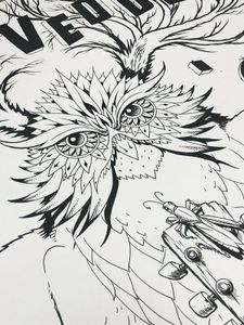 Eddie Vedder Austin 2012 (Original Inking)
