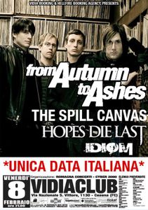From Autumn To Ashes Cesena 2008