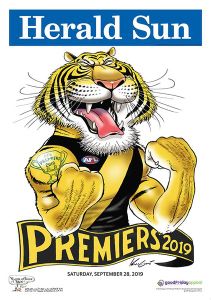 AFL 2019 Premiership Grand Final Win Poster
