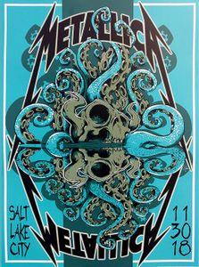 Metallica Salt Lake City 2018 (AP White Variant)
