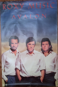 Roxy Music Avalon promo poster