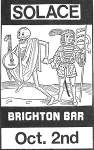 Solace - Brighton Bar - Oct. 2nd