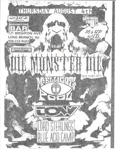 Die Monster Die - McElligot's Pool - Tow - Lord Sterlings Blue Acid Camp - Thursday August 4th - Brighton Bar, Long Branch, NJ