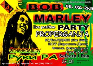 Bob Marley Live Pozitive Party