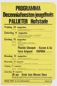 Decenniafeesten jeugdhuis Pallieter Hofstade