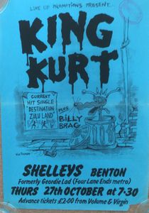 King Kurt & Billy Bragg - 22nd October 1984