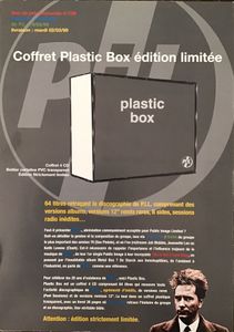 PiL Coffret Plastic Box edition limitee