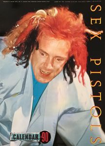 SEX PISTOLS CALENDAR 90