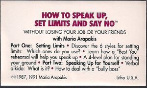 How To Speak Up, Set Limits And Say No Without Losing Your Job Or Your Friends