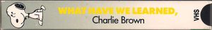 What Have We Learned, Charlie Brown