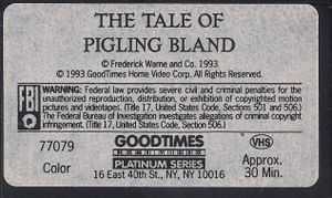 The Tale Of Pigling Band