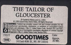 The Tailor Of Gloucester
