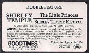 The Little Princess / Shirley Temple Festival