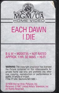 Each Dawn I Die