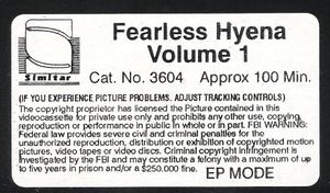 Fearless Hyena Vol. 1 & 2