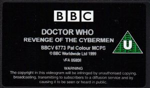 Doctor Who: Revenge Of The Cybermen