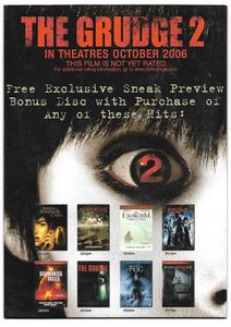 The Grudge 2 - Free Exclusive Sneak Preview Bonus Disc