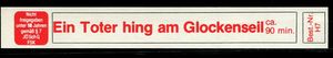 Ein Toter hing am Glockenseil