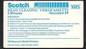 Scotch Head Cleaning Cassette