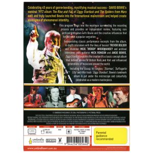 David Bowie's Ziggy Stardust - 40th Anniversary/Music Milestones