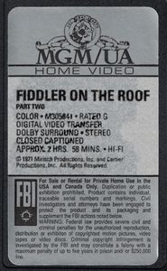 Fiddler On The Roof