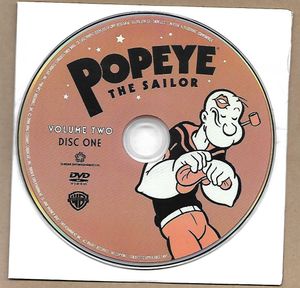 Popeye The Sailor - Volume Two 1938 - 1940 [Disc One Replacement DVD]