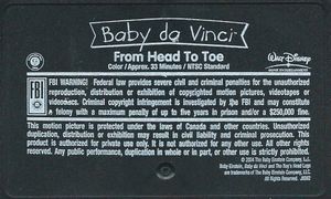Baby da Vinci: From Head To Toe