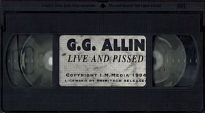 G.G. Allin - Live And Pissed