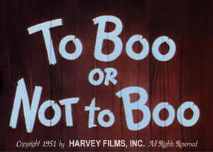 To Boo or Not to Boo