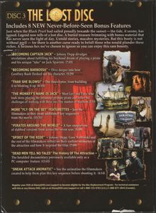 Pirates Of The Caribbean: The Curse Of The Black Pearl (The Lost Disc)
