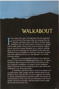 Nicholas Roeg's Walkabout